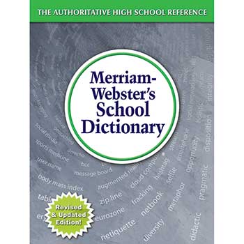 Merriam Webster School Dictionary, Grades 9 11, Hardcover, 1,280 Pages