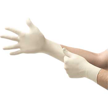 Ansell DGP-350 Diamond Grip Plus™ Latex Exam Glove, Natural, Small, 100/BX