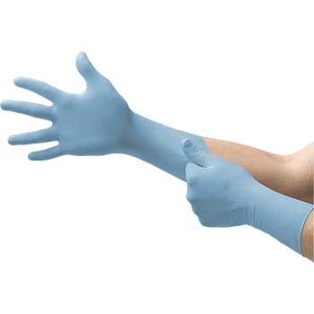 Ansell Integra&#174; Nitrile Exam Glove, Disposable, Blue, X-Large, 50/BX