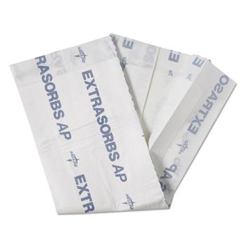 Medline Extrasorbs Air-Permeable Disposable DryPads, 30 x 36, White