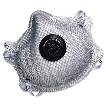 Moldex 2400N95 Series Particulate Respirator, Half-Face Mask, Medium/Large, 10/BG