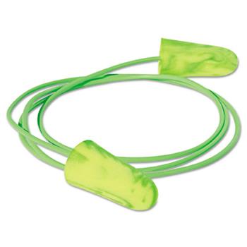 Moldex Goin&#39; Green Foam Earplugs, Corded, Green, NRR 33