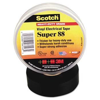 3M Scotch 88 Super Vinyl Electrical Tape, 3/4&quot; x 66ft