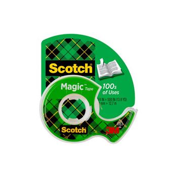 Scotch Tape, 3/4 in x 650 in, 1 in Core, Clear