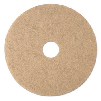 3M Ultra High-Speed Natural Blend Floor Burnishing Pads 3500, 20in, Tan, 5/CT