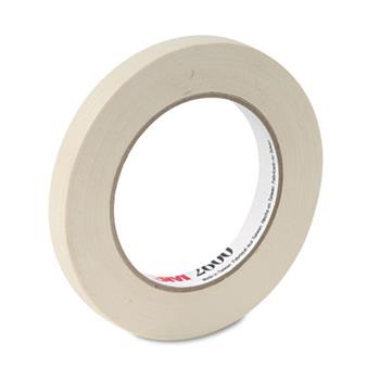 Highland 2600 Economy Masking Tape, 1/2&quot; x 60 yds., 4.4 Mil, 3&quot; Core, Cream, 1/Roll