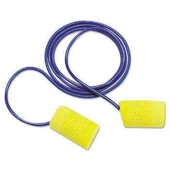 3M E-A-R Classic Foam Earplugs, Metal Detectable, Corded, Poly Bag