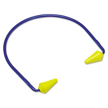 3M CABOFLEX Model 600 Banded Hearing Protector, 20NRR, Yellow/Blue