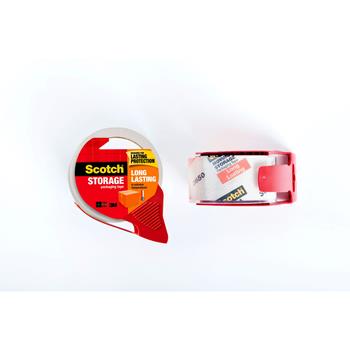 Scotch Long Lasting Storage Packaging Tape, 1.88 in x 54.6 yd, Refillable Dispenser