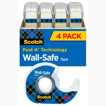 Scotch Wall Safe Tape, 3/4 in x 650 in, 1 Dispenser/Pack