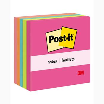 Post-it&#174; Notes, 3 in x 3 in, Poptimistic Collection, 5/Pack