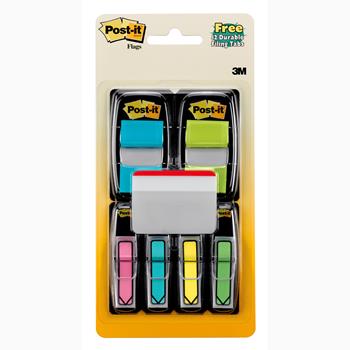 Post-it Flags and Arrow Flags Value Pack, 1 in and 1.7 in Wide, Bright Colors