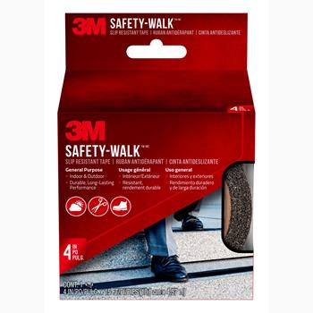 3M Safety-Walk Slip Resistant Tape, 4 in x 15 ft, Black