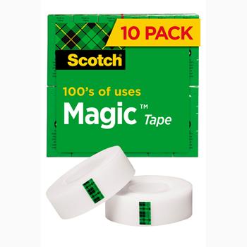 Scotch™ Tape, 3/4 in x 1000 in, 10 Boxes/Pack