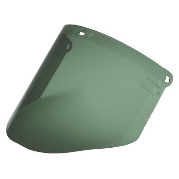 3M Polycarbonate Faceshield WP96C, Dark Green, Molded Stock
