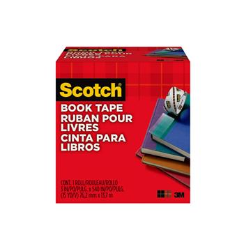 Scotch Book Tape, 3 in x 540 in