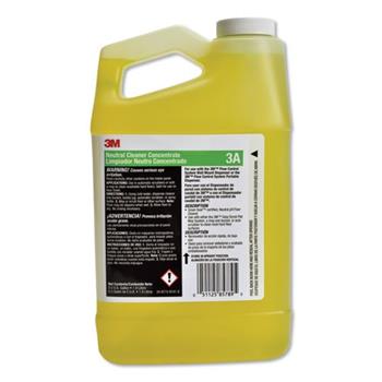 3M Neutral Cleaner Concentrate 3A, 0.5 Gallon, 4/CT