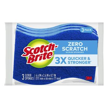3M Scotch-Brite Non-Scratch Scrub Sponge, 3/Pack