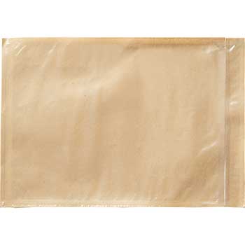 3M Non-Printed Self-Adhesive Packing List Envelope, 7&quot; x 10&quot;, Clear, 1,000/CT