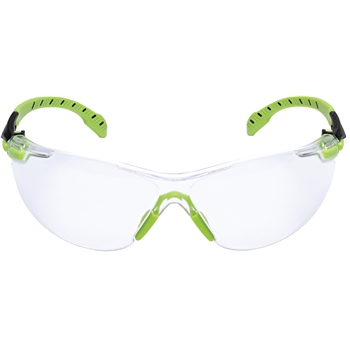 3M Solus™ 1000-Series Safety Glasses, Green/Black, Clear Scotchgard Anti-Fog Lens