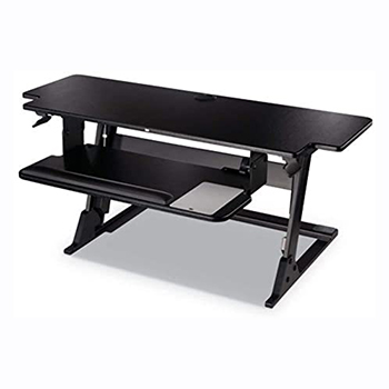3M Precision Standing Desk, Up to 24&quot; Screen Support, 6.2&quot; H x 42&quot; W x 23.2&quot; D, Black