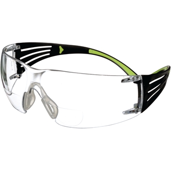 3M SecureFit™ Safety Glasses, Clear Scotchgard Anti-fog Lens, +2.0 Diopter