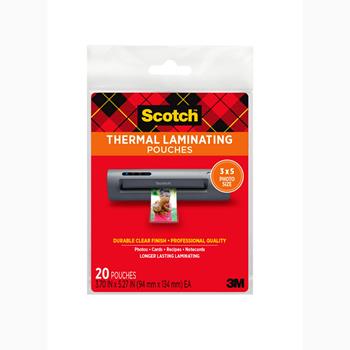 Scotch Thermal Pouches, 3.5 in x 5 in, 200/Pack