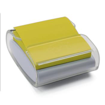 Post-it Pop-up Notes Dispenser for 3 in x 3 in Notes, White Base Clear Top