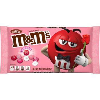 M &amp; M&#39;s Valentines Day Milk Chocolate Candy, Cupid&#39;s Mix, 10oz Bag