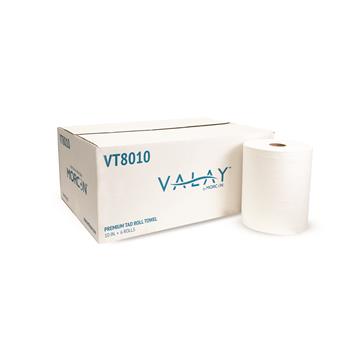 Morcon Tissue Valay TAD Hardwound Roll Towel, 2&quot; Core, 10 in x 700 ft, 6 Rolls/Carton