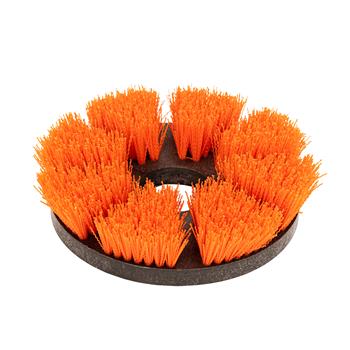 MotorScrubber Aggressive Strength Scrubbing Brush, Orange