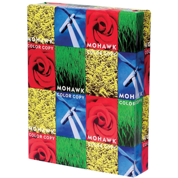 Mohawk Recycled Color Copy Cover Stock, 96 Bright, 80C, 8.5&quot; x 11&quot;, 250 Sheets/Pack