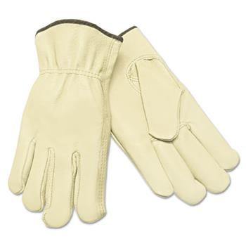 Memphis Unlined Driver&#39;s Gloves, Small, Straight Thumb, Grain Leather, 12 Pairs
