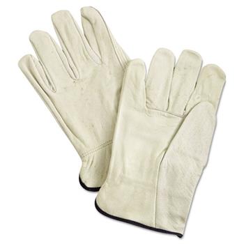 Memphis Unlined Pigskin Driver Gloves, Cream, X-Large, 12 Pairs