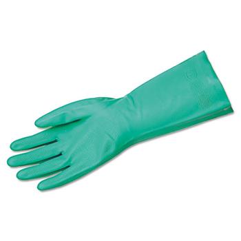 Memphis Unsupported Nitrile Gloves, Flocked Lined, Size 11