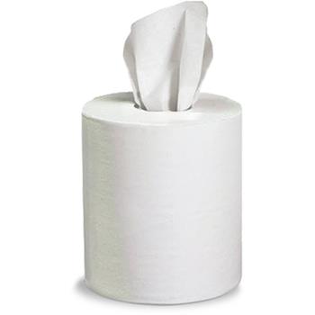 Marcal PRO Center Pull Paper Towels, White, 1-Ply, 100% Recycled, 7.5 in x 600 ft, 6 Rolls/Carton