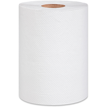 Marcal PRO 100% Recycled Hardwound Paper Towel, White, 1-Ply, 7 7/8&quot; x 350&#39;, 12 Rolls/CT