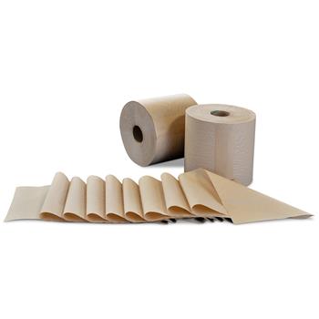 Transcend by Marcal Paper Towel Roll, 7.9 in x 800 ft, Brown, 6/Carton