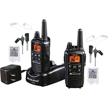 Midland Two Way Radio Combo Pack, Includes 1 MROLXT600VP3 &amp; 1 MROAVPH3