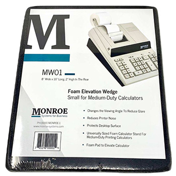 Monroe Foam Elevation Wedge For Printing Calculators - Small