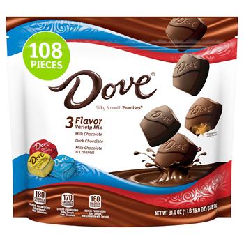 Dove&#174; Promises Variety, Mix Assorted Chocolate Candy, 31oz Bag