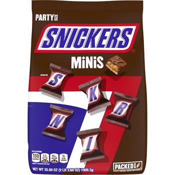 Snickers Minis Size Candy Bar Bag, 35.6 oz