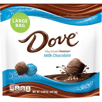 Dove Chocolate Promises Milk Chocolate Candy, 15.8 oz, 8/Case