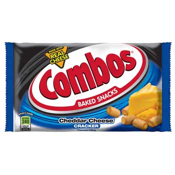 Combos Cheddar Cheese Cracker, Single Servings, 18/box, 1.8oz each