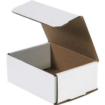 W.B. Mason Co. Corrugated Mailers, 6 1/2&quot; x 4 7/8&quot; x 2 5/8&quot;, White, 50/Bundle