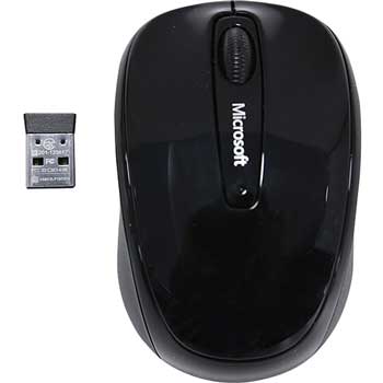 Microsoft&#174; Microsoft&#174; Wireless Mobile Mouse 3500, Black