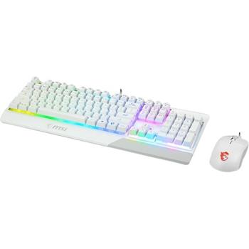 MSI Vigor GK30 White Gaming Keyboard and Mouse Combo