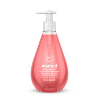 Method Gel Hand Soap, Pink Grapefruit, 12 oz Bottle