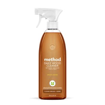 Method&#174; Daily Wood Cleaner, Almond Scent, 28 oz Spray Bottle