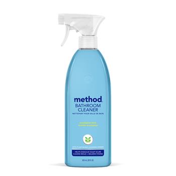 Method Daliy Shower Bathroom Cleaner, Eucalyptus Mint, 28 oz Bottle, 8/CT